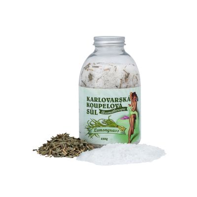 KARLOVARSKÁ  KOUPELOVÁ SŮL AROMATERAPIE - LEMONGRASS