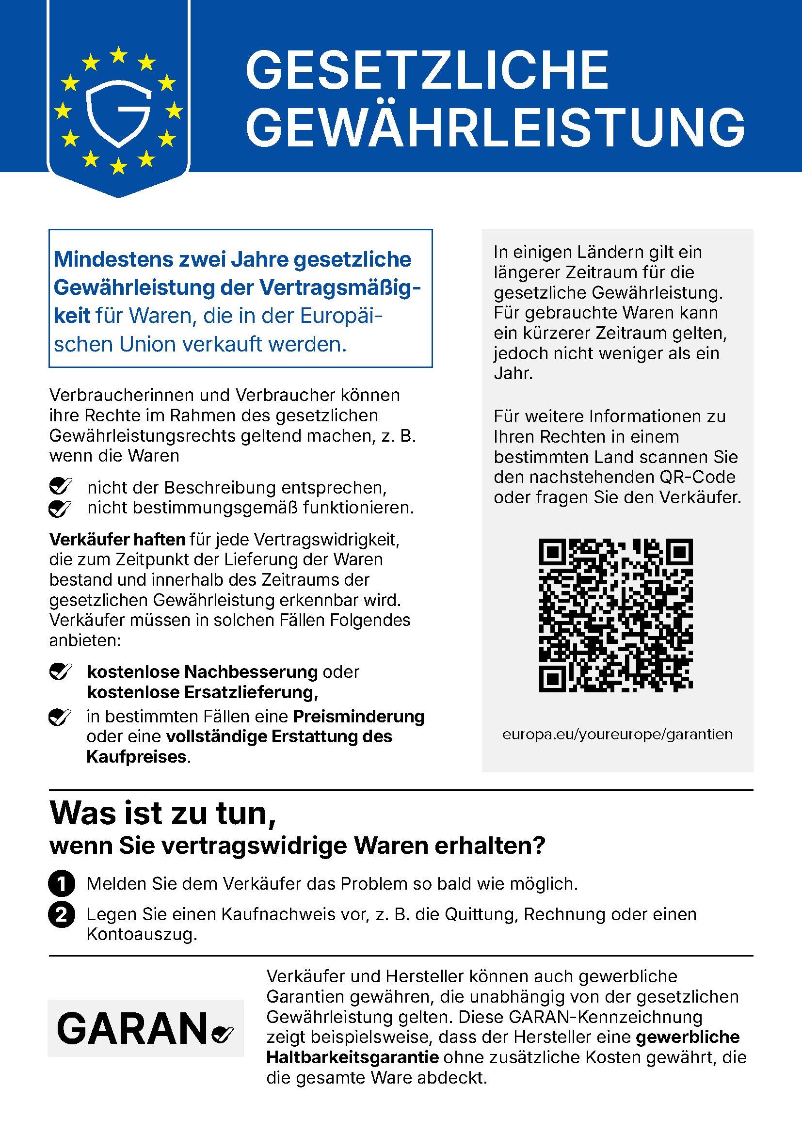 EU-Gewährleistung